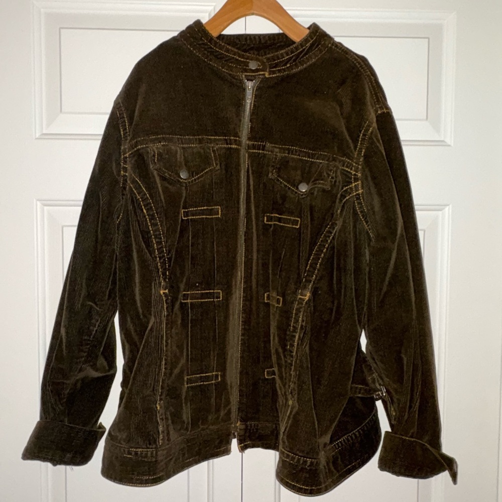 Tommy Hilfiger Dark Brown Corduroy Jacket